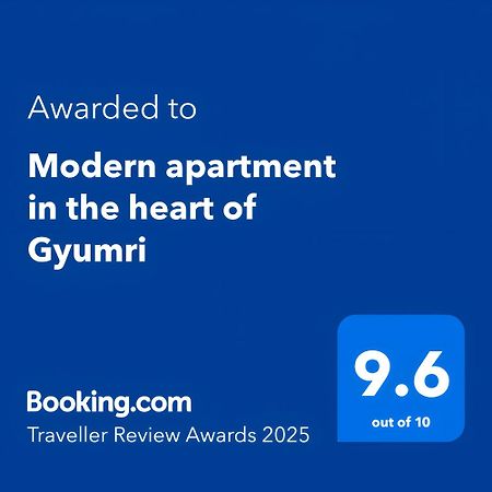 Modern Apartment In The Heart Of Gyumri Bagian luar foto